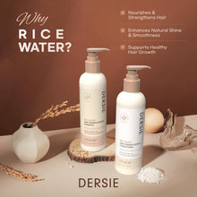 Rice Water Hair Shampoo and Conditioner: Rice Water Shampoo for Hair - Infused with Biotin and Caffeine for for Thicker, Longer and Fuller Hair, for Women and Men