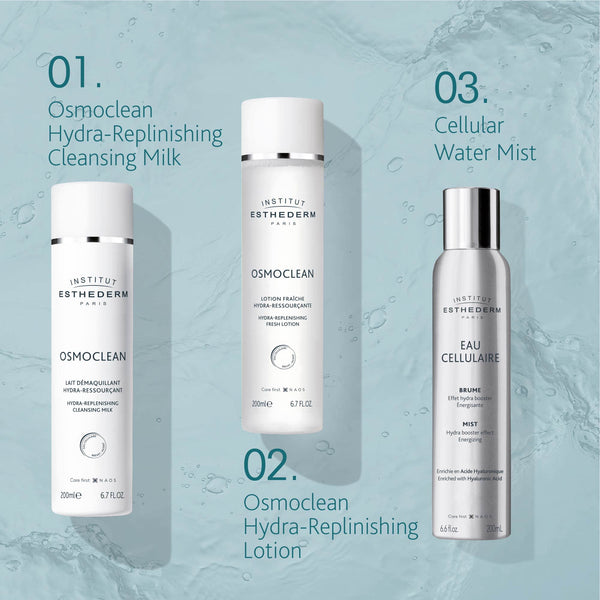 Institut Esthederm - Osmoclean Hydra-Replenishing Fresh Lotion - Toning refreshing lotion, All Skin Types, 200 mL.