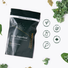 Younited All-In Superfood Greens Powder | Made in Canada | 53 Premium Organic Food Ingredients | 6 Servings of Vegetables + Fruit per Scoop | Loaded w/Phytonutrients | Unflavoured (30 Servings)