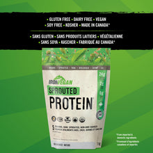 Sprouted Protein, Unflavoured, 1kg | Vegan, plant-based, organic, gluten-free, Beige