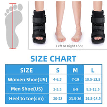 Walker Fracture Boot for Broken Foot Cam Walking Boot Orthopaedic Boot for Sprained Ankle, Short Walker Brace for Achilles Tendon Injury Black (Classic, Medium)