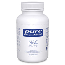 Pure Encapsulations NAC 600 mg - N-Acetyl Cysteine NAC Supplement for Immune Support, Liver Support & Antioxidants* - With Freeform N-Acetyl-L-Cysteine - 180 Capsules