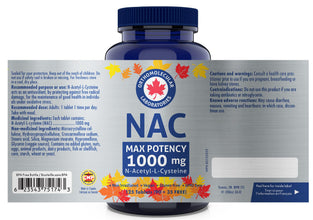 Orthomolecular Laboratories - NAC Supplement N-Acetyl-L-Cysteine 1000mg, 125 Tablets Max Potency - Liver Health, Lung Health and Respiratory Supplements - N-Acetyl Cysteine NAC Glutathione Supplement