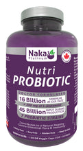 Naka Platinum Nutri Probiotic 45 Billion Input, 7 Probiotic Strains, +250 mg L-Glutamine. Gastro-Intestinal Health, Healthy Gut Flora 150 Delayed Release Capsules