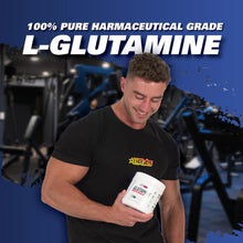 EHP Labs L Glutamine Powder Amino Acids - L-Glutamine Supplement for Gut Health (500g) Improves Muscle Recovery, Focus & Concentration - 100 Servings