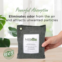 Moso Natural Air Purifying Bag 200g | Premium Bamboo Charcoal Odor Absorber for Home & Car | Closet Odor Eliminator, Small Room Deodorizer & Car Air Freshener | Long Lasting Charcoal Bags (4 Pack)