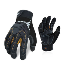 Vgo 1 Pair Heavy Duty Mechanic Gloves, Work Gloves, Impact Reducing, Touchscreen (Size S, Black, SL8849)