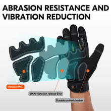 Vgo 1 Pair 0°C/32°F Waterproof Heavy-Duty Winter Mechanic Work Gloves, Impact Reduction(Size M, Black, SL8849FW)