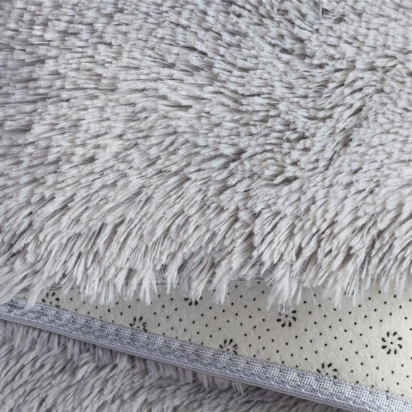 Vafodo Shaggy Area Rugs for Bedroom Living Room Ultra Soft Fluffy Throw Carpets for Girls Boys Kids Play Room Modern Home Decor Soft Fluffy Rugs (5X8 Feet, Light Grey)