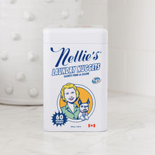 Nellie's Laundry Nuggets - 60 Loads - Fragrance-Free Pods - Plant-Based & Concentrated - Dissolves Quickly, No Residue - Mess-Free & Travel-Friendly - Safe for All Machines - Long-Lasting Power