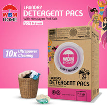 WBM Home Laundry Pods, Total 128 Count | Specially Designed for Undergarments With Soft Heaven Fragrance | Laundry Detergent Pods Formulated With Plant-Based Formula and Gentle Stain Remover