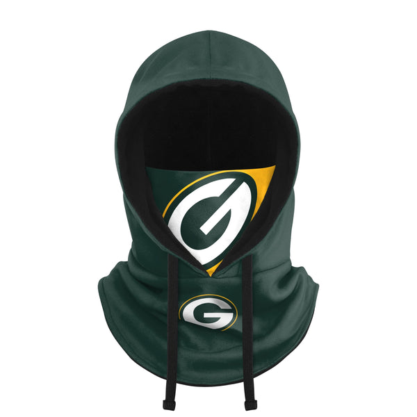 FOCO NFL Logo Team Color Drawstring Winter Cap Hooded Gaiter Balaclava Face Cover