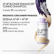 Olaplex No. 4P Blonde Enhancer Purple Toning Shampoo, Repairs, Hydrates, & Brightens All Blonde, Lightened, & Grey Hair, 250ml