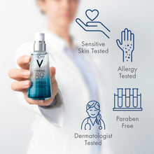 Vichy Minéral 89 Fragrance Free Face Serum Gel Booster or Cream, with Hyaluronic Acid, Hydrates and Strengthens & Suitable for Sensitive Skin. Paraben-Free, Alcohol-Free, Silicone-Free.