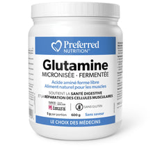 Preferred Nutrition Micronized Glutamine Powder, 600 g, Easy Absorption, 5 g per serving, Supports Digestive, Immune Health and Muscle Tissue Repair after Exercise, Proudly Canadian