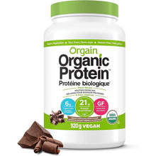 Orgain Organic Plant Based Canadian Protein Powder, Creamy Chocolate Fudge - Vegan, Lactose Free, Gluten Free, Dairy Free, No Sugar Added, Soy Free, Kosher, Non-GMO, 920g