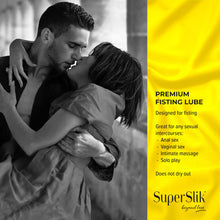 Super Slik Personal Lubricant for Fisting and Anal Sex. Long-Lasting Back-door Relaxing Gel, Hybrid Silicone-Water Based Lube for Men/Women/Gays - 1000ml (34oz)