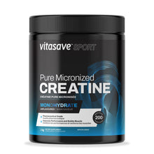 Vitasave Micronized Creatine Monohydrate Powder – Creatine Supplement for Strength Performance & Muscle Growth Ultra-Fine Fast Absorbing – Essential for Athletes Bodybuilders – Made in Canada (1000g)