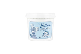 Nellie's Laundry Soda with POW Powder - 250 Loads - Eco-Friendly Laundry Detergent with Stain-Fighting Active Enzymes - High-Efficiency Formula, Phosphate-Free, Septic-Safe