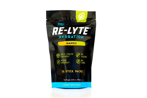 REDMOND Re-Lyte Hydratio Electrolyte Drink Mix (Mango) 30 Stick Packs