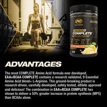 PVL EAA BCAA COMPLETE | Pre, Intra or Post Workout – EAA/BCAA with L-Arginine, Amino Acid Supplement – Keto Friendly – 369 g (30 servings) – Tropical Punch