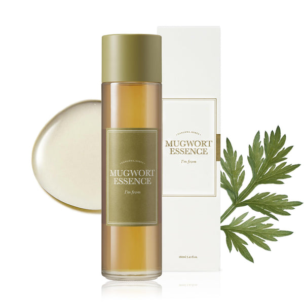 I'm From Mugwort Essence 100% Vegan Mugwort Extract - Soothe Sensitive and Irritated Skin, Redness Relief, Refreshing, Hydrating toner, All Skin Types, PETA approved (5.4 fl oz (160ml))