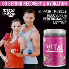 VNDL Vital EAA Supplement for Recovery with Amino Acids & Electrolyte Powder-Boost Muscle & Hydration with BCAAs-Improve Performance with Coconut Water Powder-Dragon Fruit Lemonade Flavor- 30 Servings