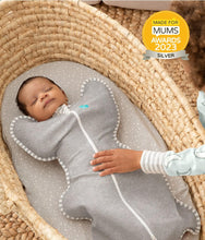 Love to Dream Swaddle UP, Baby Sleep Sack, Self-Soothing Swaddles for Newborns, Improves Sleep, Snug Fit Helps Calm Startle Reflex, New Born Essentials for Baby, 1.0 TOG, 6-8kg, Gray