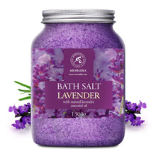 Sea Salt Lavender with Natural Lavender Essential Oil 1300g - Lavender Bath Salts - Best for Good Sleep - Stress Relief - Beauty - Relaxing - Bathing - Body Care