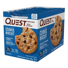 Quest Nutrition Chocolate Chip Protein Cookie, High Protein, High Fibre, Low Sugar, Keto Friendly, 15g Protein, 1g Sugar, 12ct