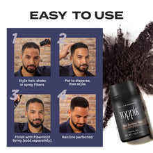 TOPPIK Hair Building Fibers for Instantly Fuller Hair, Dark Brown, 27.5 g, Fill In Fine or Thinning Hair, Instantly Thicker Looking Hair, Multiple Shades for Men & Women