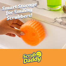 Scrub Daddy 6 Kitchen Sponges & 1 Daddy Caddy Dish Sponge Holder - BPA Free & Made with Polymer Foam - Stain & Odor Resistant, Scratch-Free Multipurpose Scrubbers