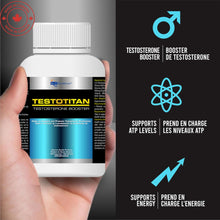 TestoTitan - Testosterone Booster for Men - Estrogen Blocker - Supplement Natural Energy, Strength - Muscle Growth - Promotes Fat Loss - Increase Male Performance - 30 day Supply - Supplements - Tongkat Ali, DIM,Fenugreek, Ashwagandha - Libido & Health Su