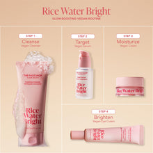 The Face Shop Rice Water Bright Vegan Serum - Targets Uneven Skin Tone & Dryness, Brightening, Nourishing, Hydrating Face Serum - Rice Water, Hyaluronic Acid, Niacinamide Serum - Korean Skin Care