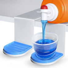 [2 Pack] Laundry Detergent Cup Holder, Detergent Drip Catcher (Upgraded Drip Tray), No More Mess or Leaks, Slide_Style