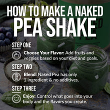 NAKED PEA - 100% Pea Protein Isolate from North American Farms - 5lb Bulk, Plant Based, Vegetarian & Vegan Protein. All 9 Essential Amino - Easy to Digest - Speeds Muscle Recovery - Non-GMO - No Preservatives - Gluten Free, Lactose Free, Soy Free - 76 Ser