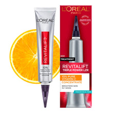 L’Oréal Paris 10% Pure Vitamin C Serum, Revitalift Triple Power LZR, With Hyaluronic Acid & Antioxidants For Brighter and More Radiant Skin, Skincare, 30 ml