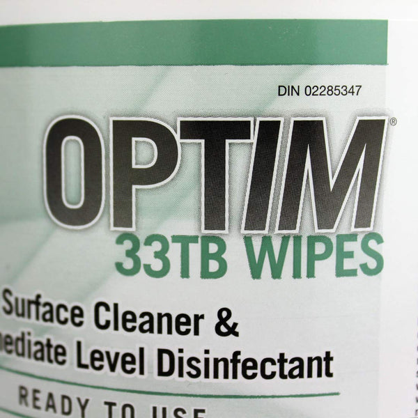 OPTIM 33TB Unscented Disinfectant Wipes