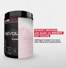 Revolution Nutrition Pure BCAA, Essential Amino Acids, 2:1:1 Ratio, Instantized BCAA, Post Workout, Premium Formula, Zero Sugar, Zero Calories, Vegan, 122 Servings (Sour Cherry Blast, 1.1kg)