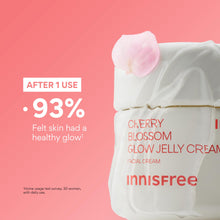 innisfree Cherry Blossom Glow Jelly Cream with Niacinamide for Smooth, Glowing Skin, Korean Skincare Hydrating Moisturizer