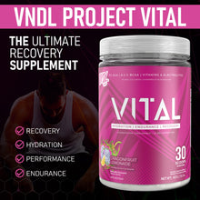 VNDL Vital EAA Supplement for Recovery with Amino Acids & Electrolyte Powder-Boost Muscle & Hydration with BCAAs-Improve Performance with Coconut Water Powder-Dragon Fruit Lemonade Flavor- 30 Servings