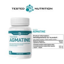 Tested Nutrition Agmatine Capsules | 500mg Agmatine Sulfate & 105mg L-Arginine | Increased Nitric Oxide Production, Muscle Pumps & Performance | 60 Servings (120 Capsules)