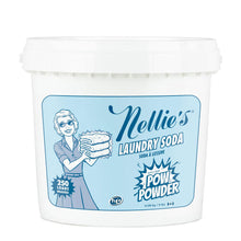 Nellie's Laundry Soda with POW Powder - 250 Loads - Eco-Friendly Laundry Detergent with Stain-Fighting Active Enzymes - High-Efficiency Formula, Phosphate-Free, Septic-Safe