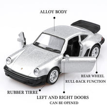 TOKAXI 1/36 Scale Porsche 911 Trubo Diecast Car Models,Pull Back Vehicles Porsche 911 Toy Car,Cars Gifts for Boys Girls