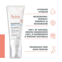 Eau Thermale Avène Tolérance HYDRA-10 Cream, Hydrating Face Moisturizer for dry Sensitive Skin, Fragrance, Paraben-free, replacing Tolérance EXTRÊME, 40 ml