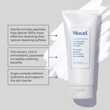 Murad Eczema Control Soothing Oat and Peptide Cleanser – Gentle Face Cleanser for Sensitive Skin – Creamy, Hydrating Facial Skin Care Treatment – Relief from Dryness and Irritation, 200ml