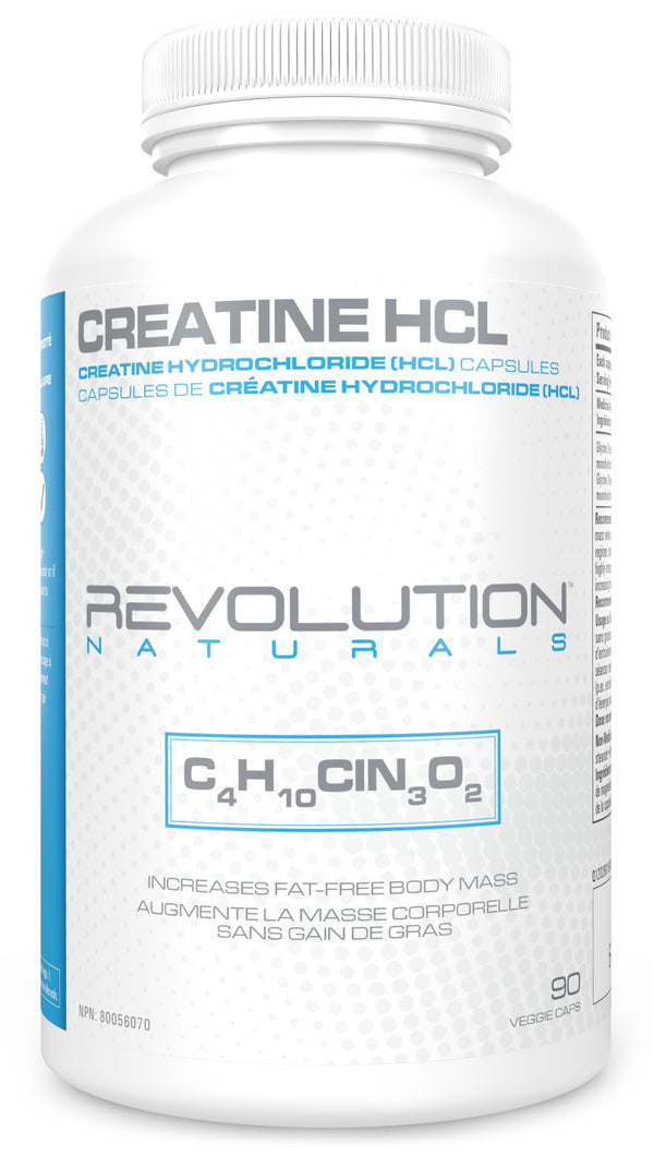 Revolution Nutrition Creatine HCL, 750mg, 90 Vegan Capsules