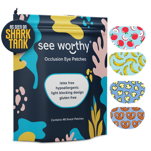 See Worthy (Snacks) Adhesive Eye Patches, Innovative Shape, Smart Adhesive Technology, Breathable Material (48 per Box)