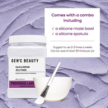 GEN'C BÉAUTY Jelly Mask Set Jelly Mask Powder Hydrating Moisturizing for Spa and Home use (Lavender)