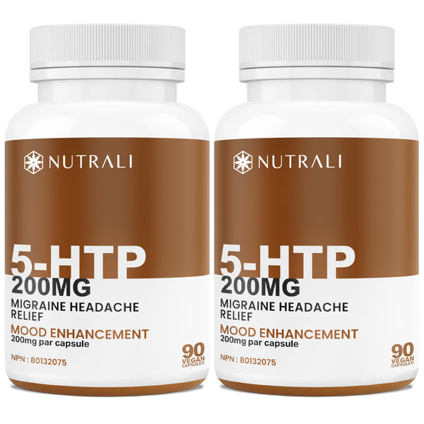 New MAX POTENCY 5htp 200mg Capsules, Improved Mood. Stress Relief, Brain Function, Better Sleep, 5-HTP Supplement for Women and Men Increases Energy, Non-GMO, Vegan, Gluten Free. 90 Capsules.